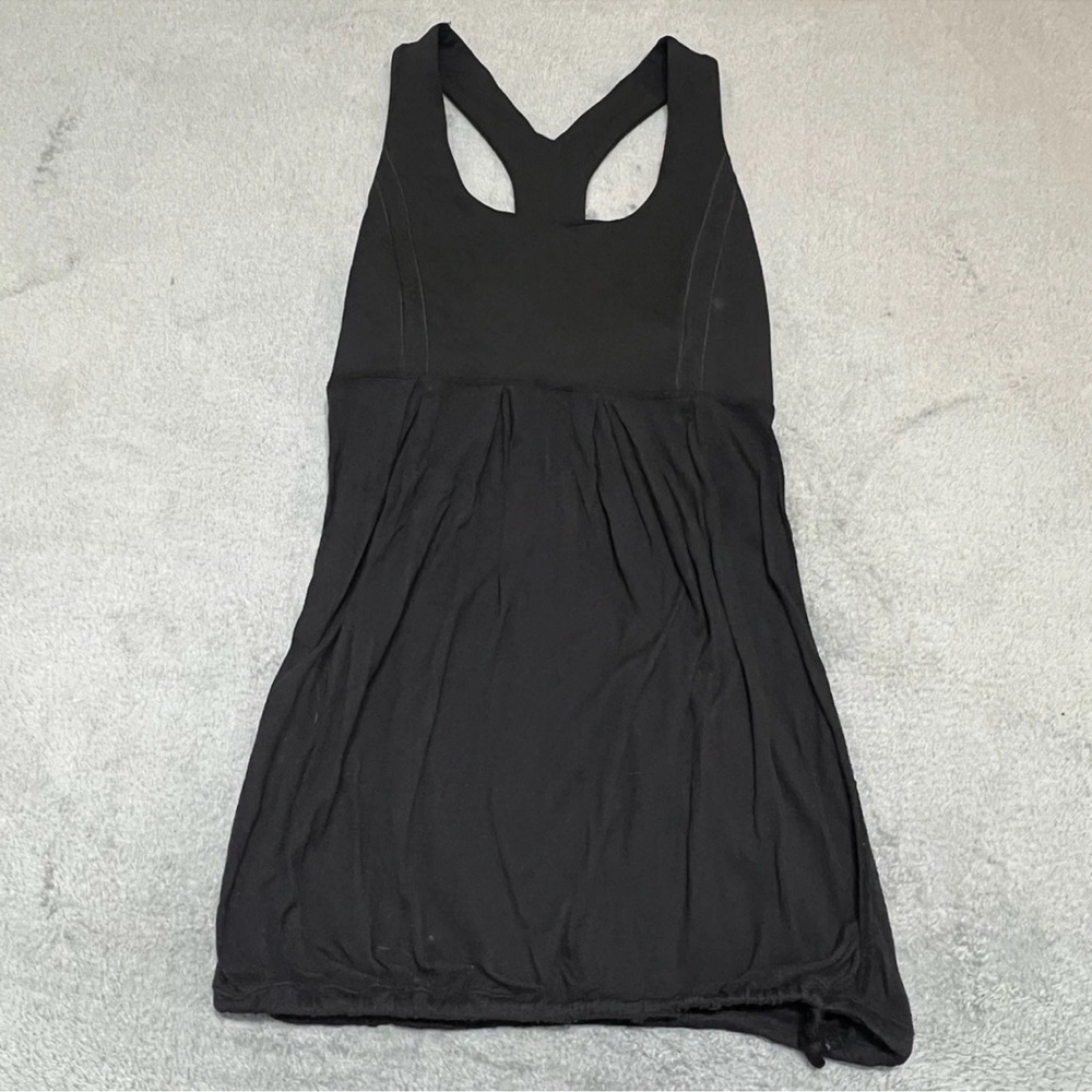 Lululemon Tank Top Womens Black Light Weight Size 4 Gym Yoga Athletic